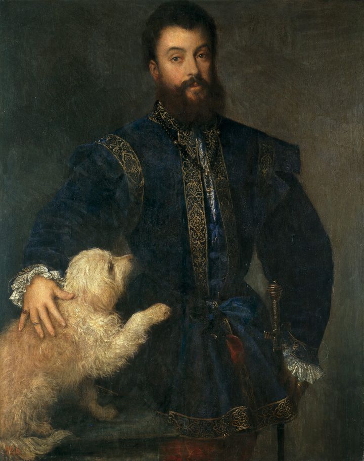 개와 함께 있는 남자의 초상 Portrait of a Man with a Dog