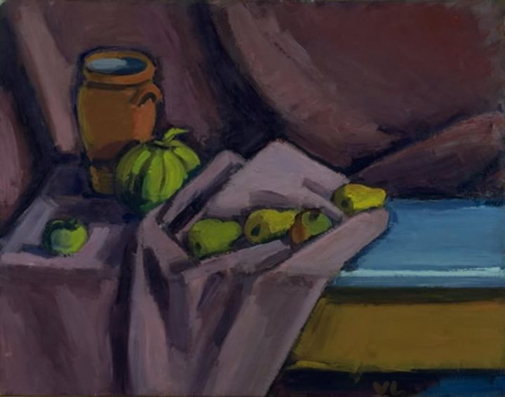 항아리와 과일이 있는 정물 (Still Life with a Jar and Fruits)