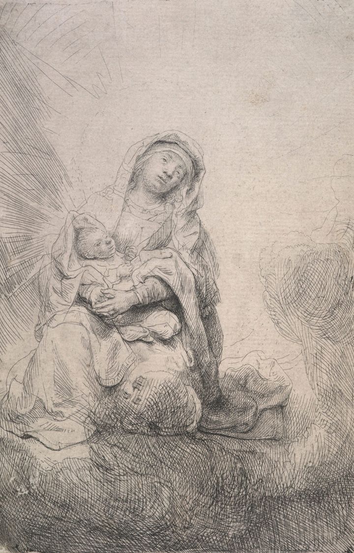 구름 속의 성모와 아기 예수(The Virgin and Child in the Clouds)