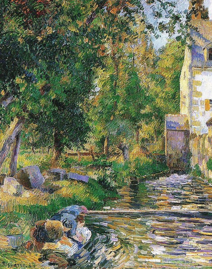 오니의 빨래터와 물레방아 - Washhouse and Mill at Osny (Lavoir et moulin d'Osny)