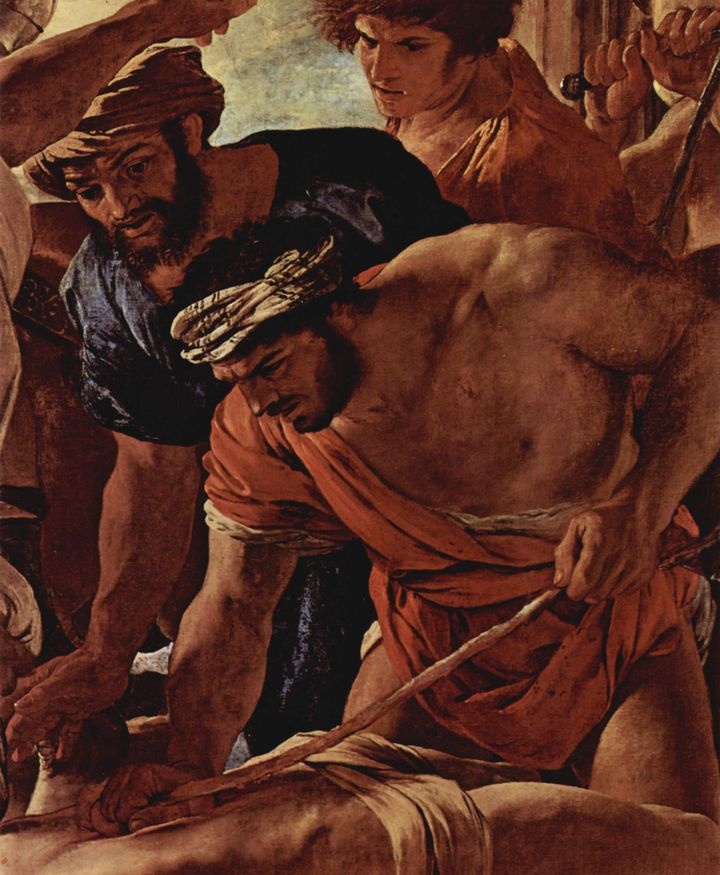 성 에라스무스의 순교 세부화 Le Martyre de Saint Érasme détail