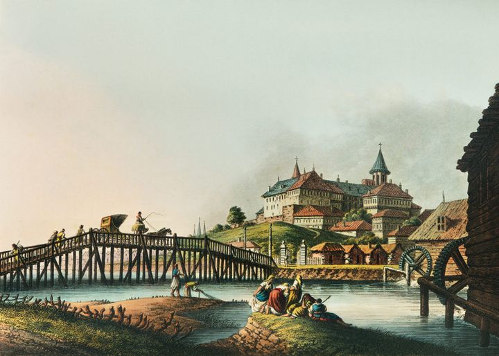 발라키아의 피테슈티 전경 (View of Pitesti in Wallachia)