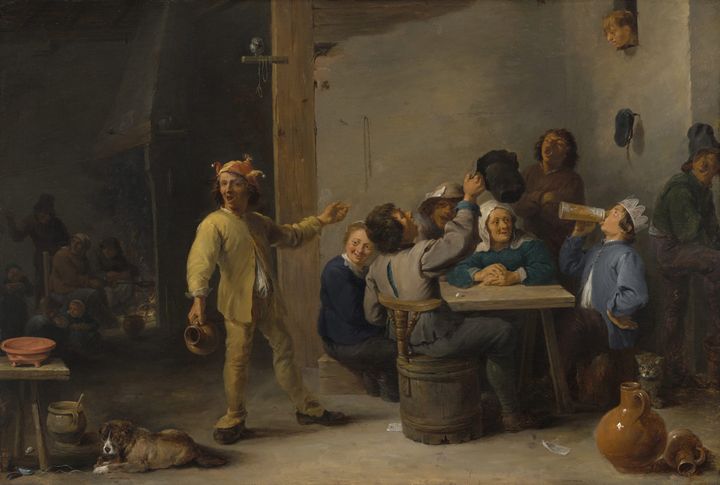 주현절을 축하하는 농민들 Peasants Celebrating Twelfth Night