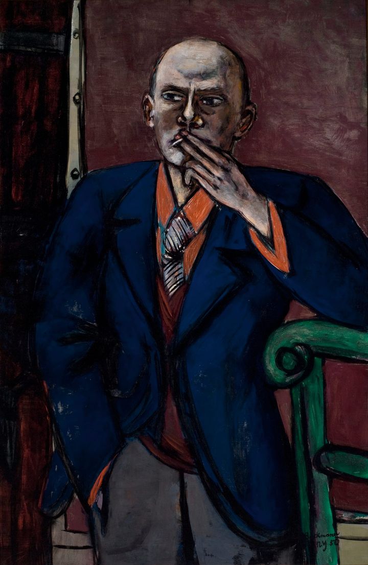 파란 재킷을 입은 자화상 (Self-Portrait in Blue Jacket)