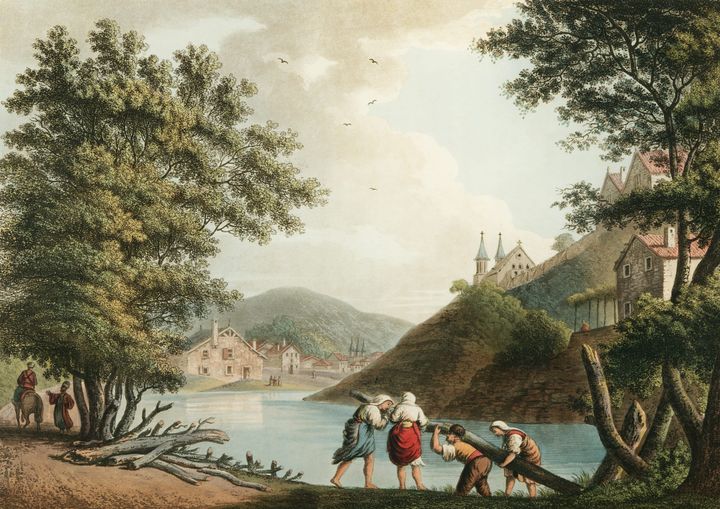 발라키아의 캄피나 전경 (View of Câmpina in Wallachia)