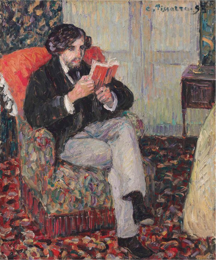 책 읽는 펠릭스 피사로 - Félix Pissarro Reading