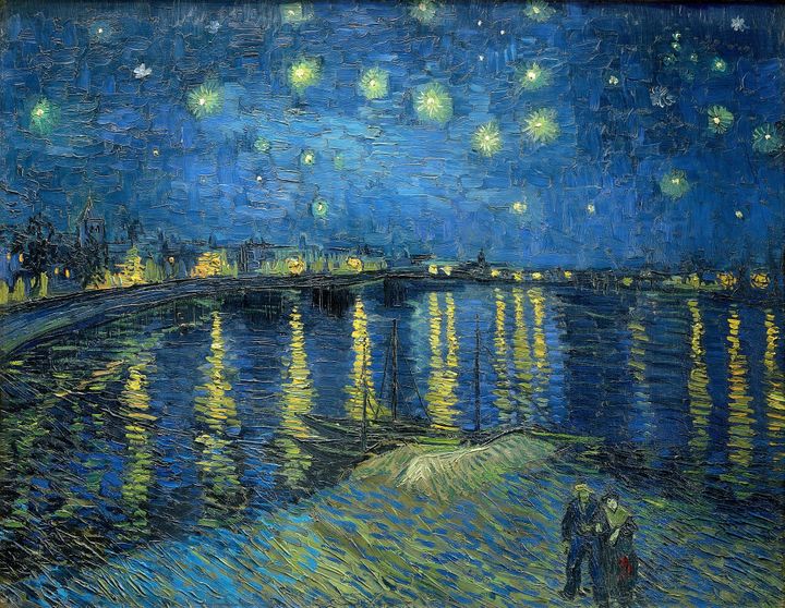 론강의 별이 빛나는 밤 - Starry Night Over the Rhône