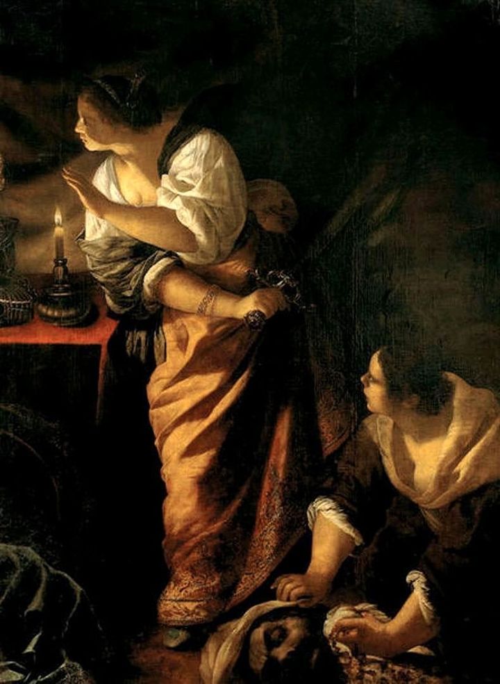 유디트와 그녀의 시녀 - Judith and Her Maidservant (Judith and Her Maidservant with the Head of Holofernes)