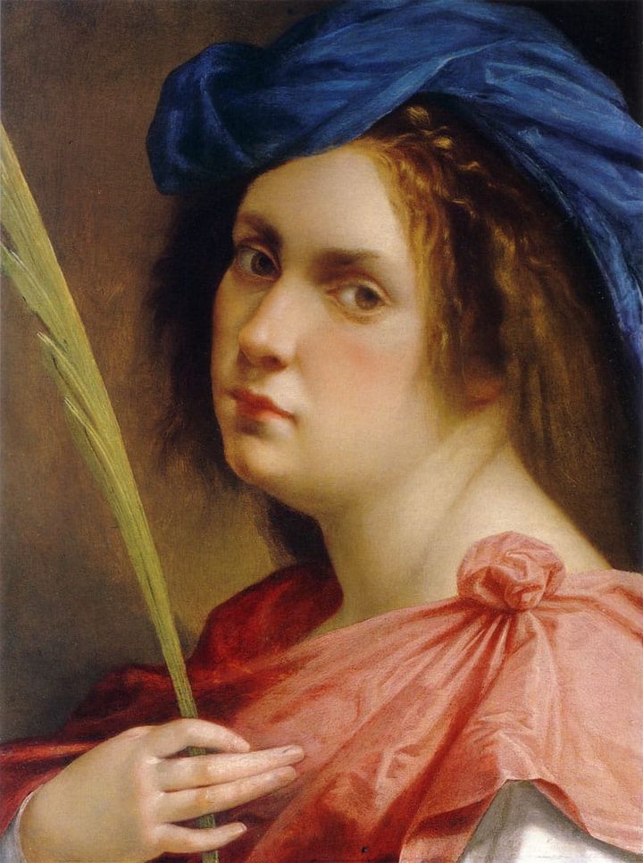 순교자로 분한 자화상 - Self-Portrait as a Female Martyr