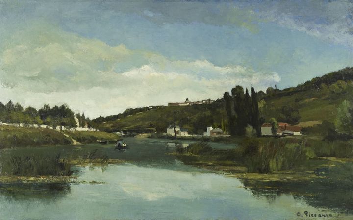 셰느비에르의 마른 강 - The Marne at Chennevières (La Marne à Chennevières)