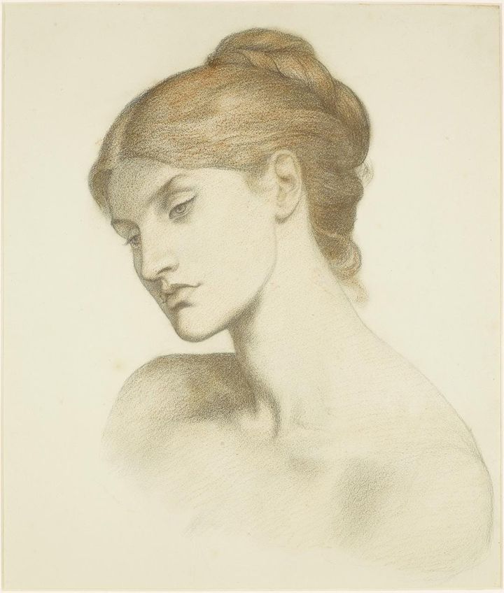 릴리스 부인 머리 습작 Study for the Head of Lady Lilith