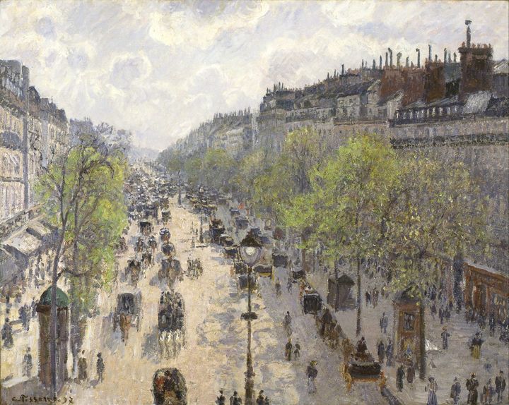 몽마르트르 대도, 봄 - Boulevard Montmartre, Spring