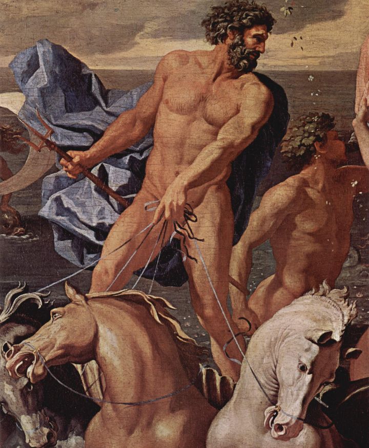 넵투누스의 승리 세부화 Le Triomphe de Neptune détail