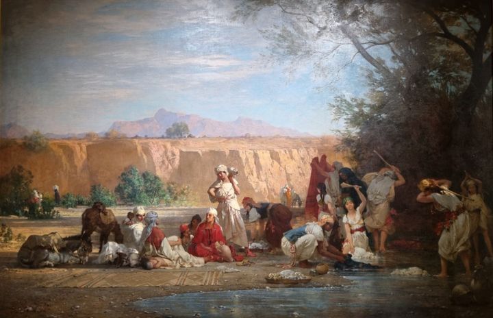강가의 두아르 여인들 Les femmes du douar à la rivière