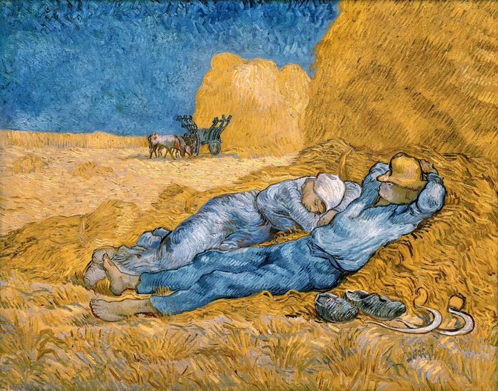 낮잠(밀레를 따라서) - Noonday Rest (after Millet)