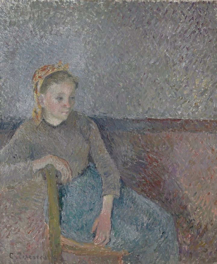앉아 있는 소녀 - Seated Peasant Woman (Paysanne assise)
