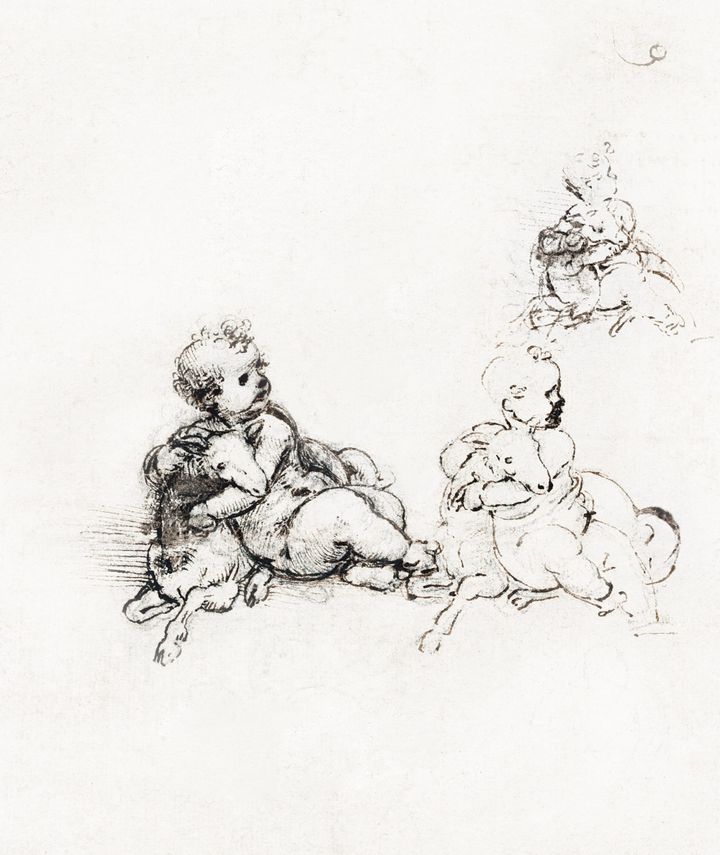 아기와 어린 양 습작 (Studies of the Infant Christ with a Lamb)