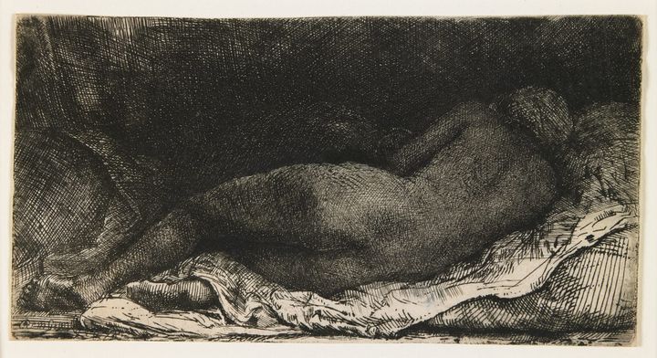 누워 있는 누드 여인 (A Woman Lying Down / A Negress Lying Down)
