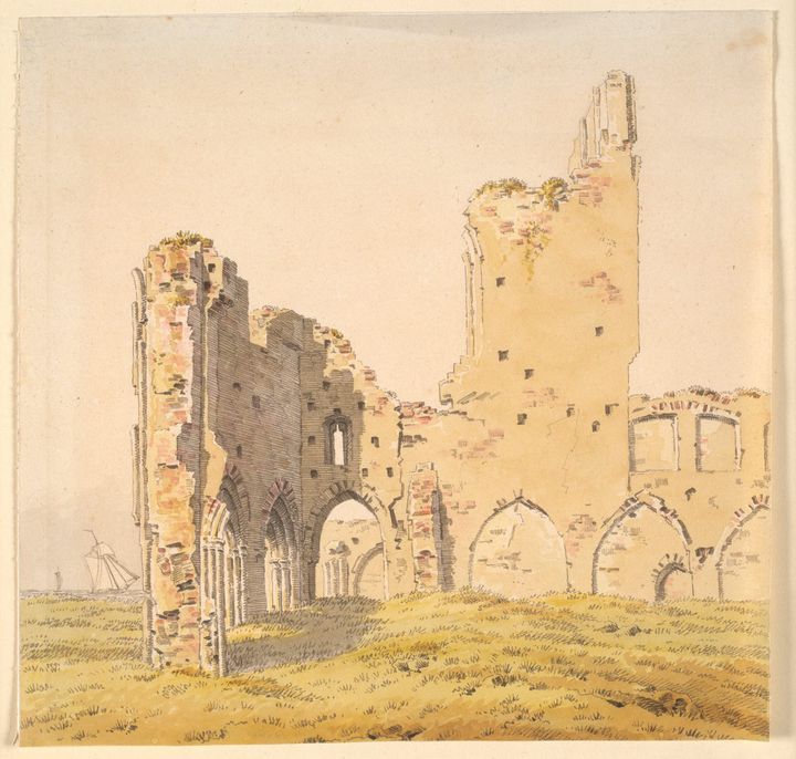 에나의 수도원 폐허 (Ruins of Eldena Abbey / Ruine Eldena, c. 1825)