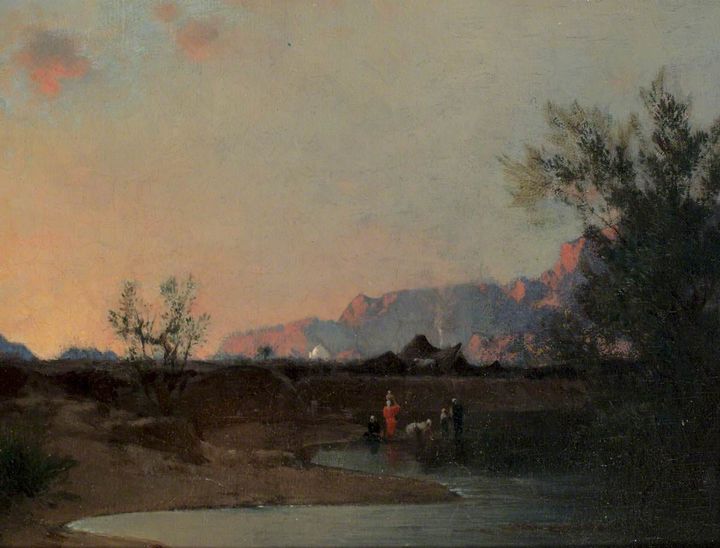 알제리의 사막 풍경 Desert Landscape, Algeria