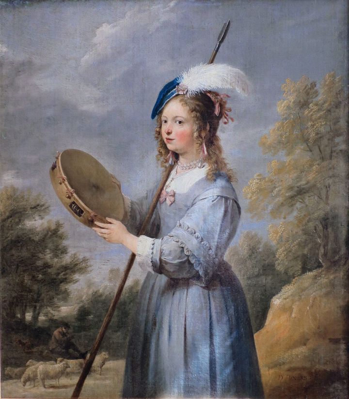 탬버린을 든 귀부인 Shepherdess