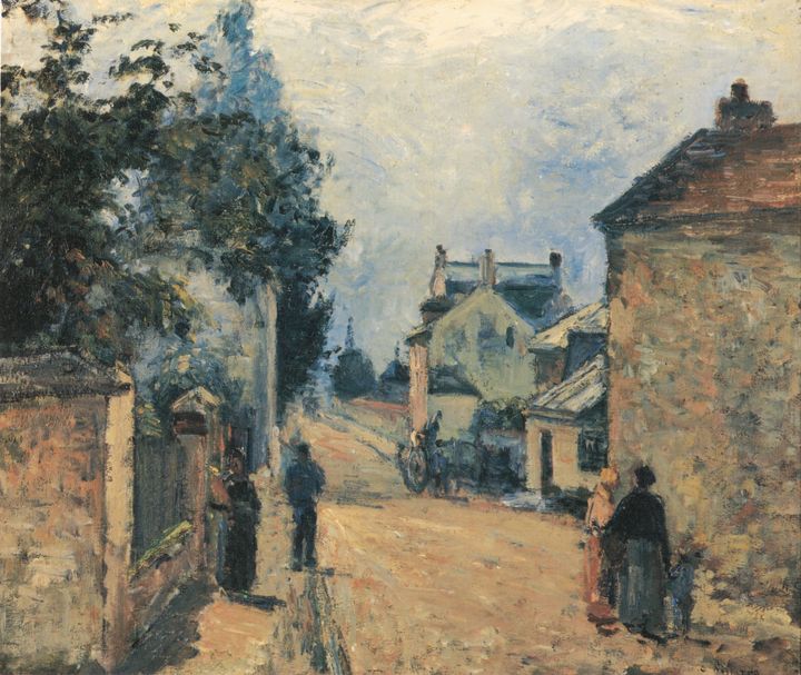 에르미타주의 거리 (Une rue à L'Hermitage, Pontoise, 1875)