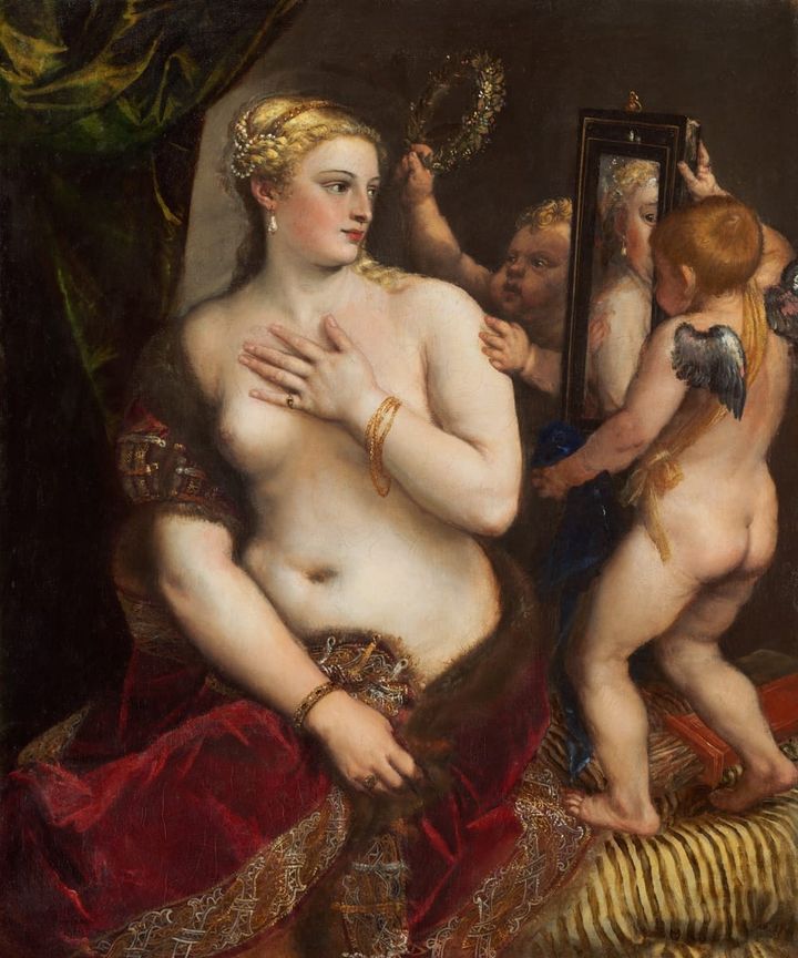 거울을 보는 비너스 Venus with a Mirror