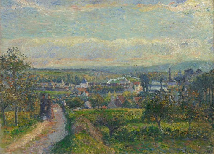 생투앙로몬의 전경 (Vue de Saint-Ouen-l'Aumône, 1876)