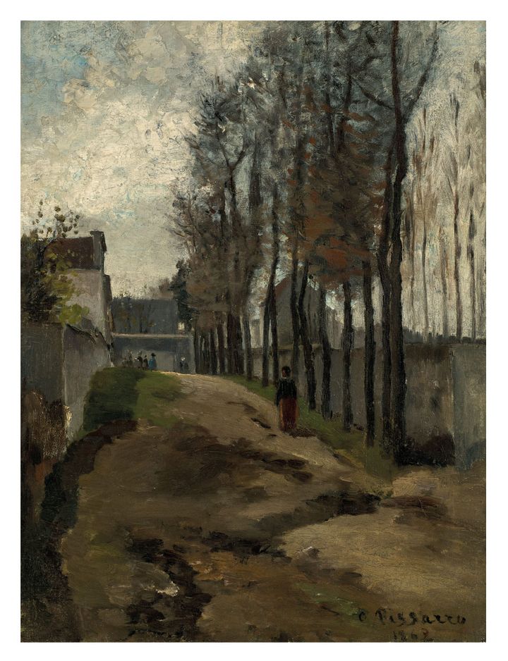 오솔길, 겨울 풍경 (Le Chemin, paysage hivernal, 1869)