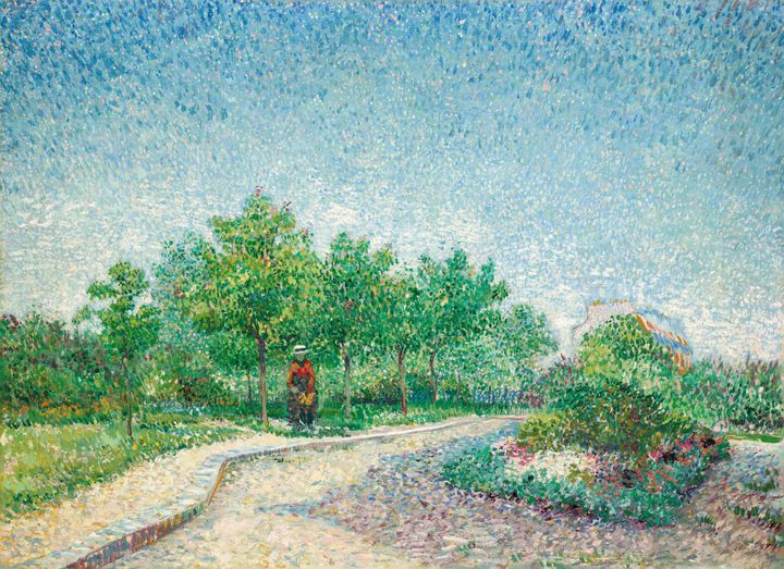 아스니에르의 공원 - Park at Asnières