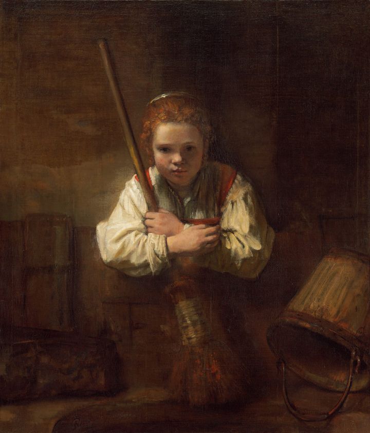 빗자루를 든 소녀 (A Girl with a Broom)
