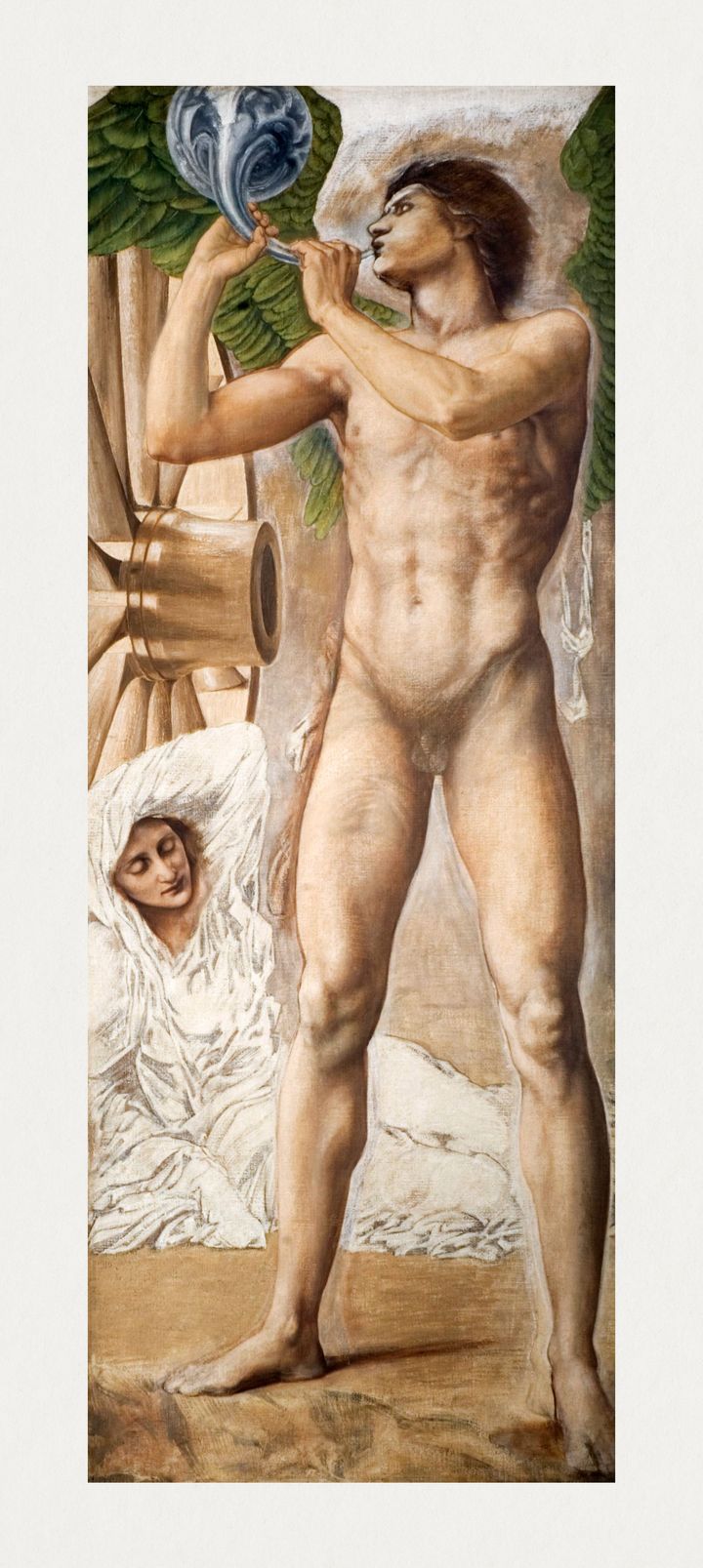나팔을 부는 천사 (An Angel Blowing a Trumpet / Study for The Wheel of Fortune)