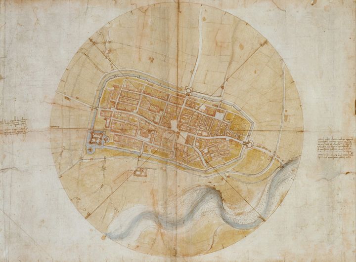 이몰라 도시 지도 (Plan of Imola)