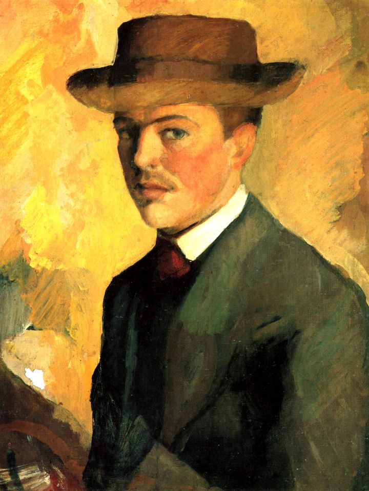 모자를 쓴 자화상 (Selbstporträt mit Hut / Self-Portrait with Hat)