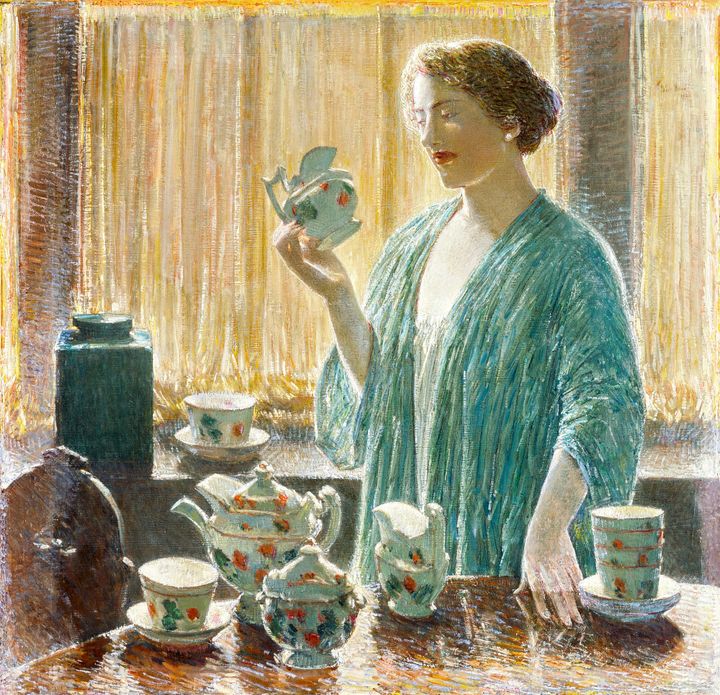 중국식 다기 세트 (The Chinese Tea Set / The Gold Screen, 1912)