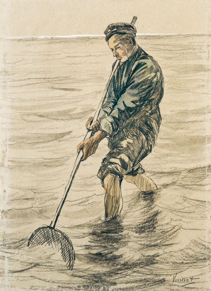 새우를 잡는 어부 - Fisherman at Sea