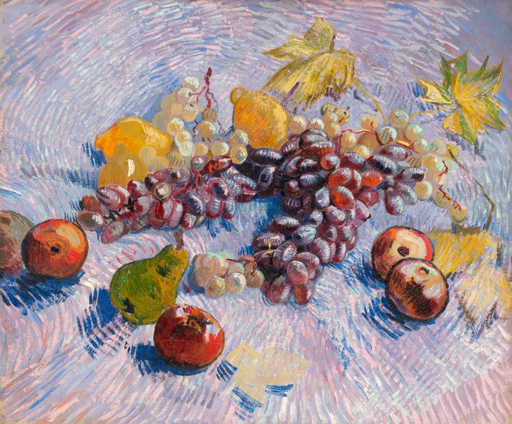 포도, 배, 레몬이 있는 정물 - Still Life with Grapes, Pears, and Lemons