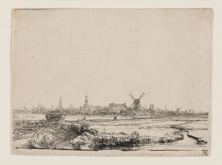 암스테르담 전경 (View of Amsterdam from the Northwest)