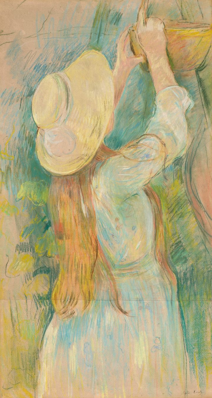 과일을 따는 소녀(Young Woman Picking Fruit)