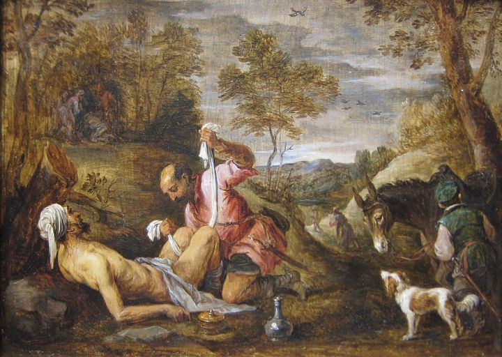 선한 사마리아인 The Good Samaritan (after Francesco Bassano)