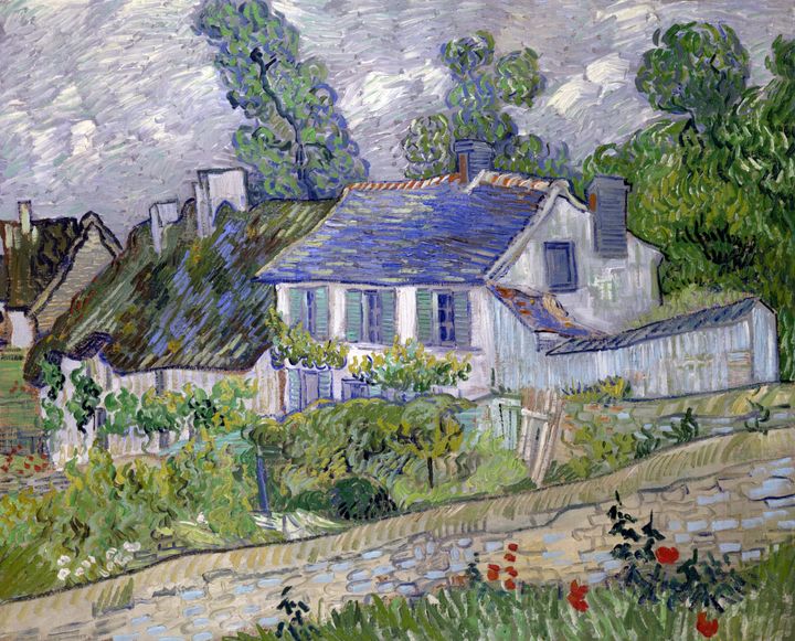 오베르의 농가 - Cottages at Auvers (Houses in Auvers)