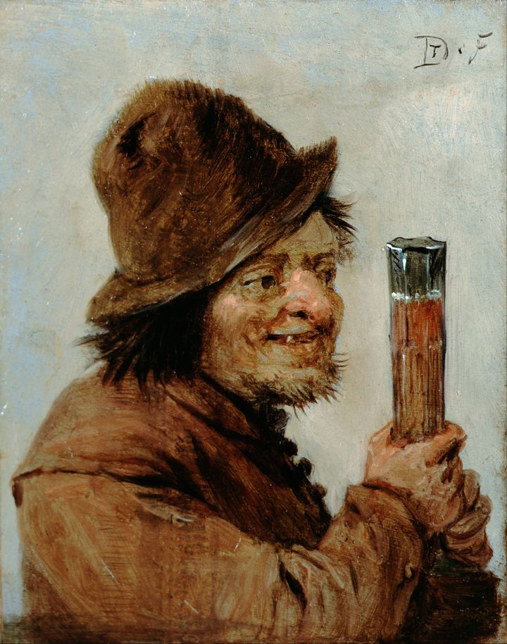 술잔을 든 농부 A Peasant holding a Glass
