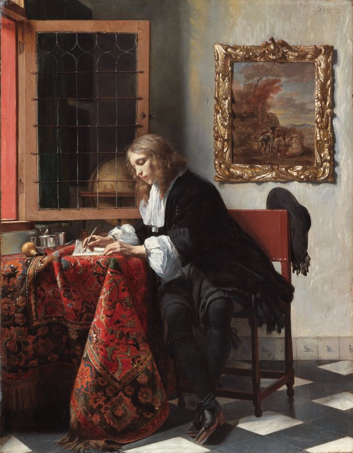 편지 쓰는 남자 Man Writing a Letter
