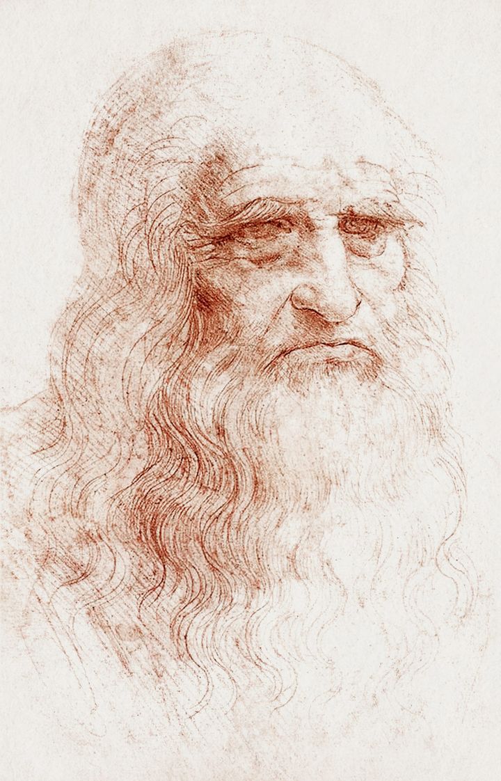 토린의 자화상 (Portrait of a Man in Red Chalk)