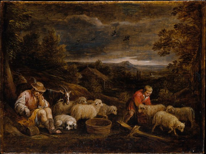 목동들과 양 떼 Shepherds and Sheep