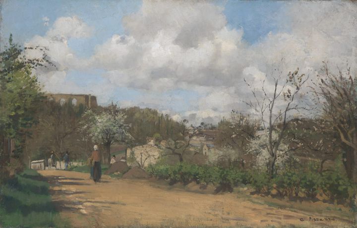 루브시엔 풍경 (View from Louveciennes, 1869–1870)