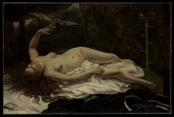 앵무새와 여인 (Woman with a Parrot)