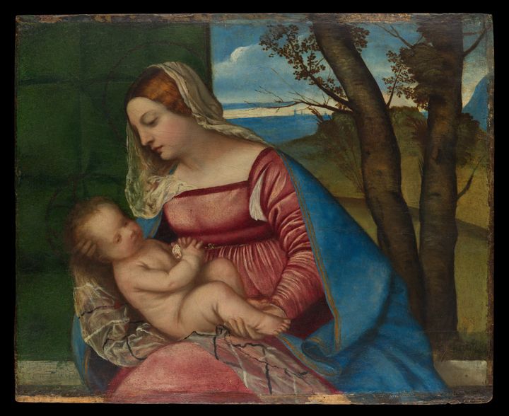 성모자와 풍경 Madonna and Child in a Landscape