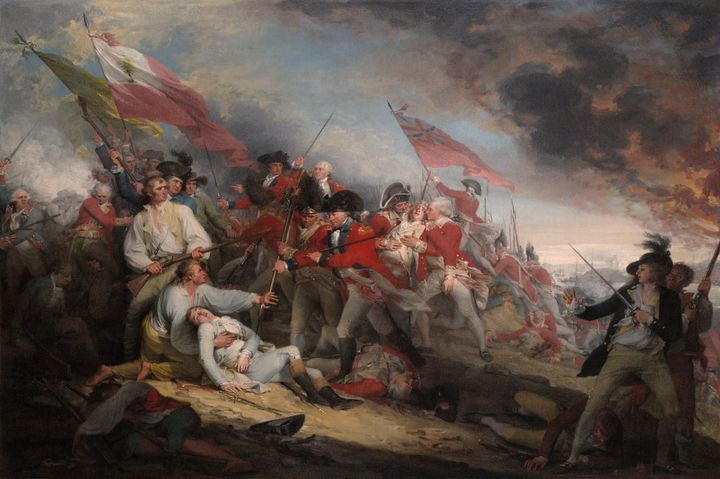 벙커 힐 전투, 1775년 6월 17일 (The Death of General Warren at the Battle of Bunker's Hill, June 17, 1775)