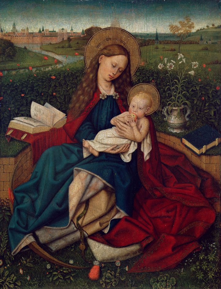 겸손의 성모 - The Madonna of Humility (After Robert Campin)